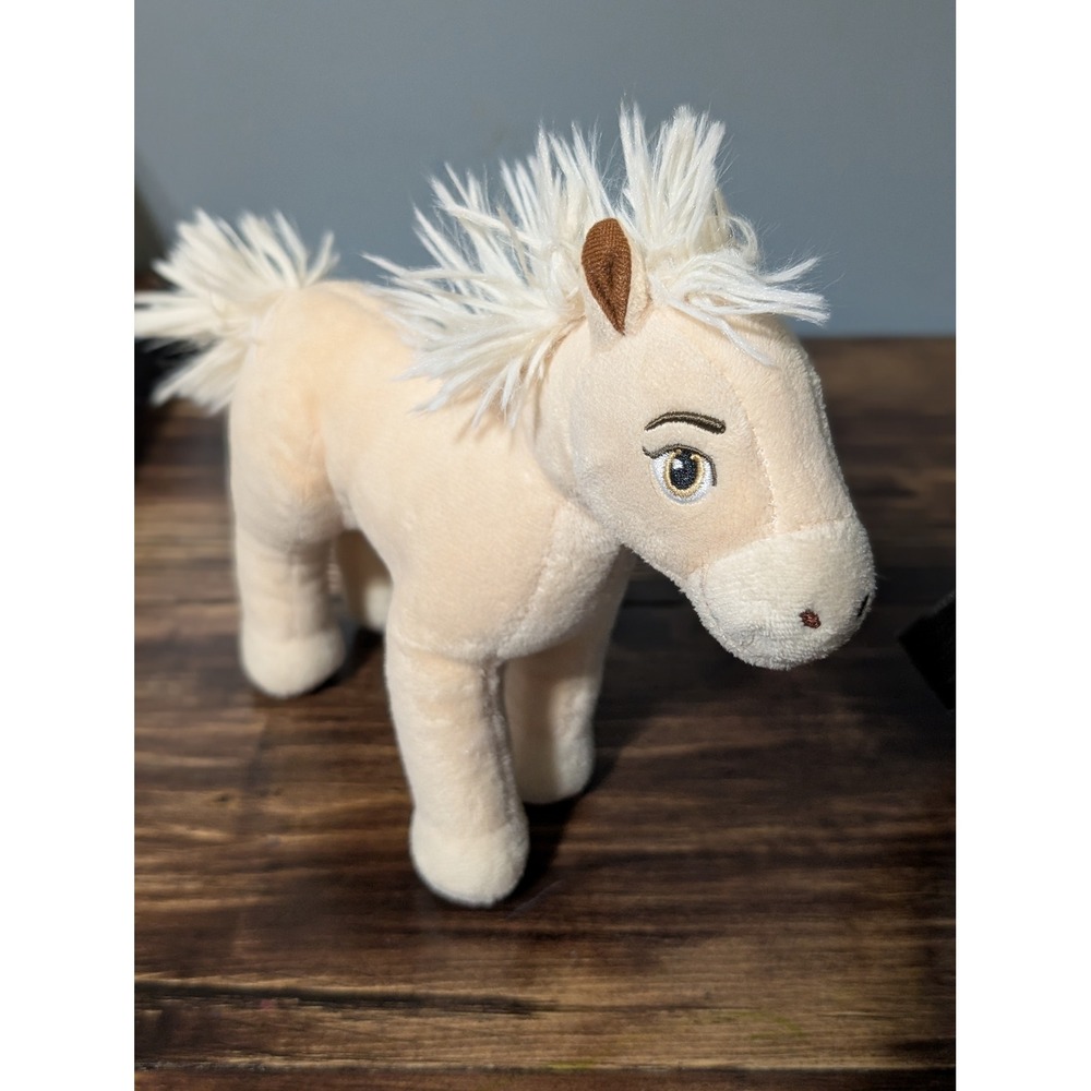 DreamWorks Spirit Untamed Plush Horse Tan White Mane Stuffed Animal Toy